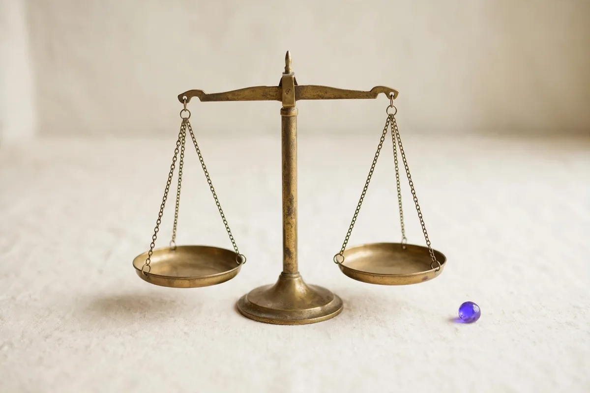 A balance scale